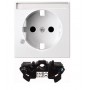 Merten MEG2335-0419 presa energia CEE 7/3 Bianco (MEG2335-0419)