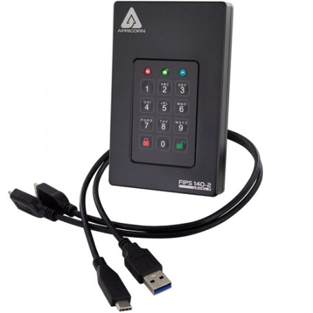 Apricorn Aegis Fortress L3 2000 GB Nero (AFL3-2TB)