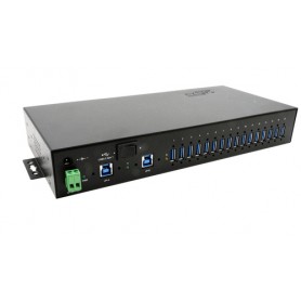 EXSYS EX-1526HMVS hub di interfaccia USB 3.2 Gen 1 (3.1 Gen 1) Type-B 5000 Mbit/s Nero (EX-1526HMVS)
