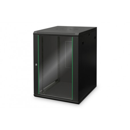 Digitus DN-19 16U-6/6-EC-SW rack Da parete Nero (DN-19 16U-6/6-EC-SW)