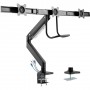 InLine 23172A supporto da tavolo per Tv a schermo piatto 68,6 cm (27") Morsa Nero (23172A)