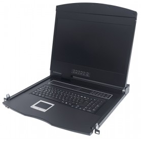 Intellinet 508025 console a rack 43,2 cm (17") 1280 x 1024 Pixel Nero 1U (508025)