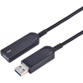 Microconnect USB3.0AAF15AOP cavo USB 15 m USB 3.2 Gen 1 (3.1 Gen 1) USB A Nero (USB3.0AAF15AOP)