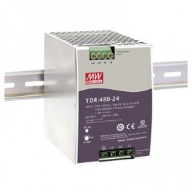 MEAN WELL TDR-480-24 adattatore e invertitore 480 W (TDR-480-24)