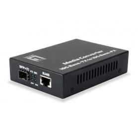 LevelOne GVT-0500 convertitore multimediale di rete 10000 Mbit/s Nero (GVT-0500)