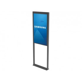 Peerless DS-OM55ND-FLOOR Supporto per display espositivi 139,7 cm (55") Nero (DS-OM55ND-FLOOR)