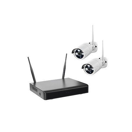 Indexa WR100 SET B2 2TB kit di videosorveglianza Con cavo e senza cavo 4 canali (26605)