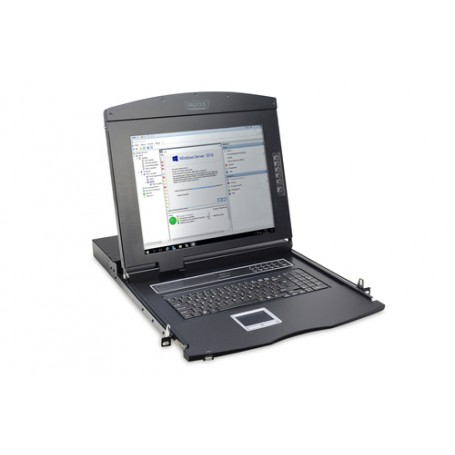 Digitus DS-72210 console a rack 43,2 cm (17") 1280 x 1024 Pixel Nero 1U (DS-72210-4TR)
