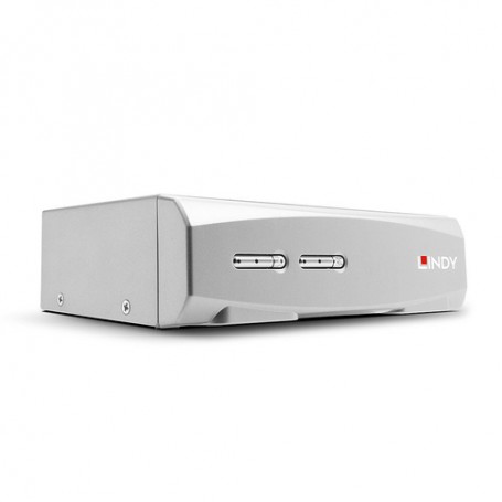 Lindy 39307 switch per keyboard-video-mouse (kvm) Argento (39307)