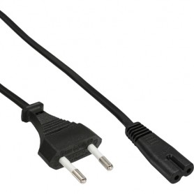 InLine B-16654A cavo di alimentazione Nero Accoppiatore C7 (B-16654A)