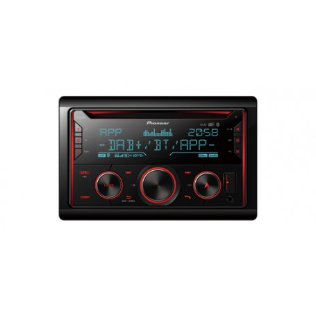 Pioneer FH-S820DAB Ricevitore multimediale per auto Nero 200 W Bluetooth (FH-S820DAB)