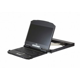 ATEN CL3800NW console a rack 47 cm (18.5") 1920 x 1080 Pixel Metallo, Plastica Nero (CL3800NW-ATA-2X-K06/FG)