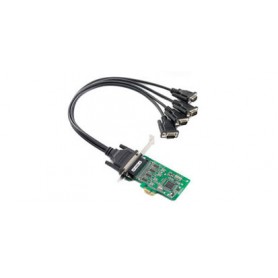 Moxa CP-104EL-A-DB9M scheda di interfaccia e adattatore Interno Seriale (CP-104EL-A-DB9M)