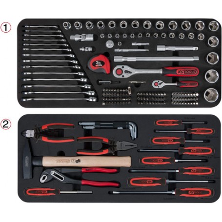 KS Tools 713.0175 set di strumenti meccanici 175 strumenti (713.0175)