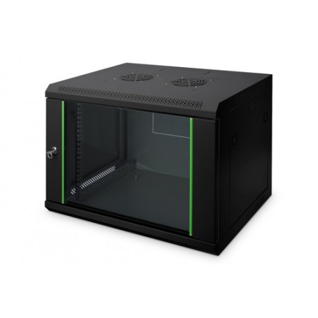 Digitus DN-19 07-U-EC-SW rack 7U Da parete Nero (DN-19 07-U-EC-SW)