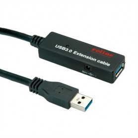 ROLINE 12.04.1072 cavo USB 20 m USB 3.2 Gen 1 (3.1 Gen 1) USB A Nero (12.04.1072)