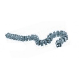 Bachmann 930.019 organizer per cavi Scrivania Staffa per cavi Argento 1 pz (930.019)