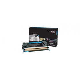 Lexmark X748H2CG cartuccia toner 1 pz Originale Ciano (X748H2CG)