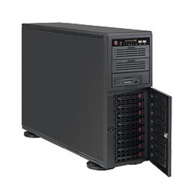 Supermicro SuperServer 5046A-XB, Black Intel® X58 Express Socket B (LGA 1366) Armadio (4U) Nero (SYS-5046A-XB)