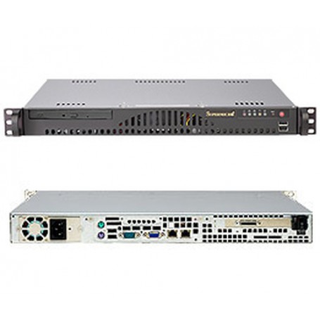 Supermicro SYS-5016I-MR sistema barebone per server Intel® 3400 LGA 1156 (Socket H) Rack (1U) Nero (SYS-5016I-MR)