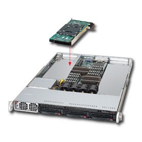 Supermicro 6016T-GTF Intel® 5500 Socket B (LGA 1366) Rack (1U) Nero, Grigio (SYS-6016T-GTF)