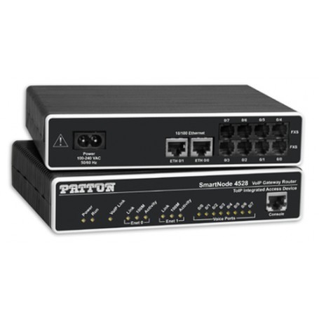 Patton SN4522 gateway/controller 10, 100 Mbit/s (SN4522/JO/EUI)