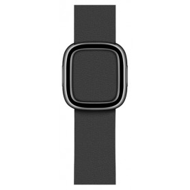 Apple MWRH2ZM/A accessorio indossabile intelligente Band Nero Pelle (MWRH2ZM/A)