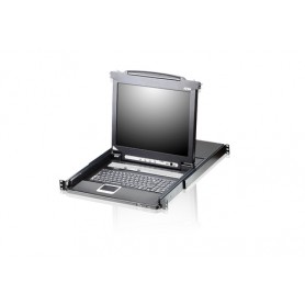 ATEN CL5708N switch per keyboard-video-mouse (kvm) Montaggio rack Nero (CL5708N-ATA-XG)