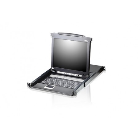 ATEN CL5708N switch per keyboard-video-mouse (kvm) Montaggio rack Nero (CL5708N-ATA-XG)