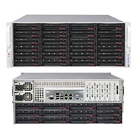 Supermicro 6047R-E1CR36L Intel® C602J LGA 2011 (Socket R) Armadio (4U) Nero, Grigio (SSG-6047R-E1CR36L)