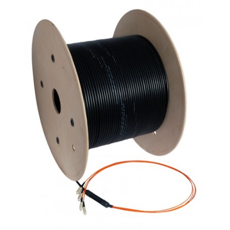 EFB Elektronik O8342.1 cavo a fibre ottiche 1 m LC OM2 Nero (O8342.1)