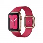 Apple MXP92ZM/A accessorio indossabile intelligente Band Rosso Pelle (MXP92ZM/A)