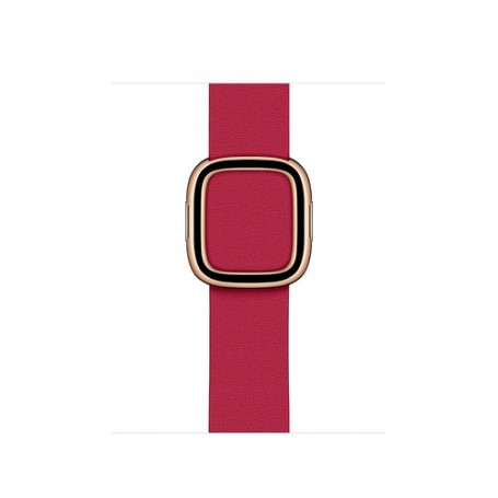 Apple MXPC2ZM/A accessorio indossabile intelligente Band Rosso Pelle (MXPC2ZM/A)