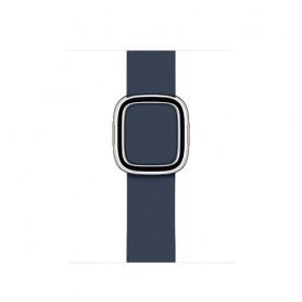 Apple MXPE2ZM/A accessorio indossabile intelligente Band Blu Pelle (MXPE2ZM/A)