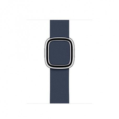 Apple MXPF2ZM/A accessorio indossabile intelligente Band Blu Pelle (MXPF2ZM/A)