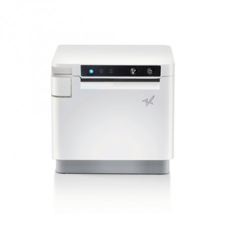 Star Micronics mC-Print3, Thermal, 3in, Cutter, Ethernet (LAN), USB, CloudPRNT, White, EU & UK, PS60C Power Supply in (39654090)