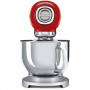 Smeg SMF02RDEU sbattitore Sbattitore con base 800 W Rosso, Argento (SMF02RDEU)