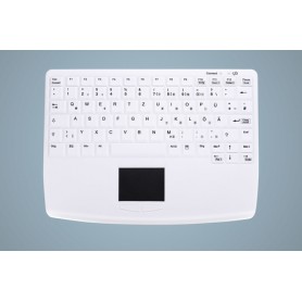 Active Key AK-4450-GUVS-W/GE tastiera USB QWERTZ Tedesco Bianco (AK-4450-GUVS-W/GE)