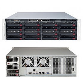 Supermicro 6038R-E1CR16L Intel® C612 LGA 2011 (Socket R) Armadio (3U) Nero (SSG-6038R-E1CR16L)