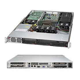 Supermicro 5018GR-T Intel® C612 LGA 2011 (Socket R) Rack (1U) Nero (SYS-5018GR-T)