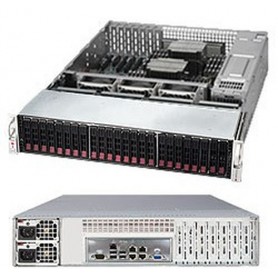 Supermicro SuperServer 2028R-E1CR24N Intel® C612 LGA 2011 (Socket R) Armadio (2U) Nero (SSG-2028R-E1CR24N)