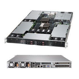 Supermicro SuperServer 1027GR-TR2 Intel® C602 LGA 2011 (Socket R) Rack (1U) Nero (SYS-1027GR-TR2)