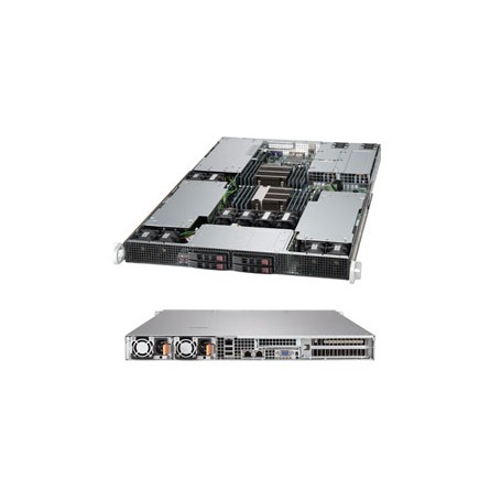Supermicro SuperServer 1027GR-TR2 Intel® C602 LGA 2011 (Socket R) Rack (1U) Nero (SYS-1027GR-TR2)