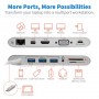 Tripp Lite U442-DOCK1 replicatore di porte e docking station per notebook Cablato USB 3.2 Gen 1 (3.1 Gen 1) Type-C  (U442-DOCK1)