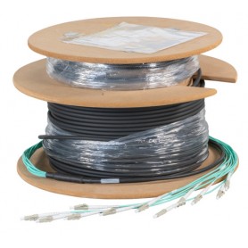 EFB Elektronik O8342L120OM4 cavo a fibre ottiche 120 m 12x LC U-DQ(ZN) BH OM4 Nero (O8342L120OM4)