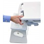 Ergotron SV44-1261-C carrello e supporto multimediale Alluminio, Grigio, Bianco Pannello piatto Carrello multimedi (SV44-1261-C)