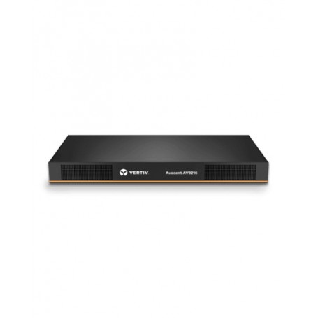 Vertiv Avocent AV2108-202 switch per keyboard-video-mouse (kvm) Montaggio rack Nero (AV2108-202)
