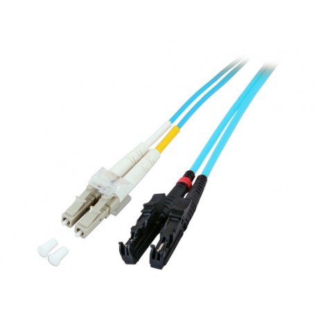 Alcasa E2000 - LC 7.5m M/M cavo a fibre ottiche 7,5 m Deutsch 1000 OM4 Blu (LW-8075EL4)