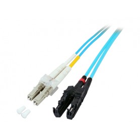 Alcasa E2000-LC 20m cavo a fibre ottiche E-2000 OM4 Turchese (LW-820EL4)