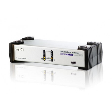 Aten CS1742 switch per keyboard-video-mouse (kvm) Bianco (CS-1742)